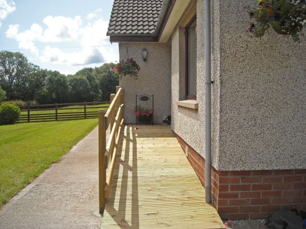 Cost of Hardwood Ramp Installation in Evergreen